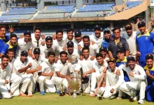 The successful Karnataka cricket team